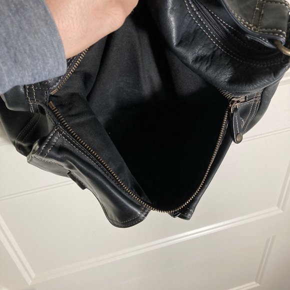 Vintage Fossil - Black Smooth Leather Large Purse - Picture 10 of 16